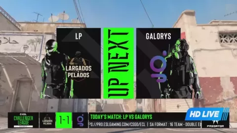 Poster siaran LP VS Galorys