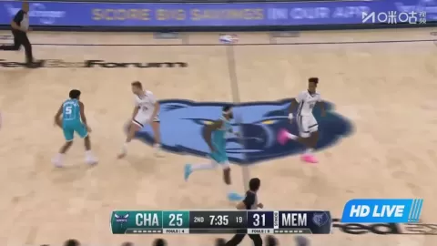 Poster siaran Memphis Grizzlies vs Charlotte Hornets