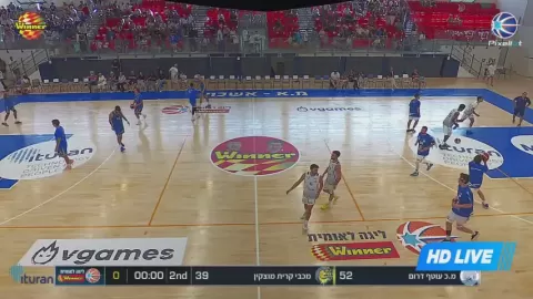 Poster siaran Otef Darom VS Maccabi Kiryat Motzkin