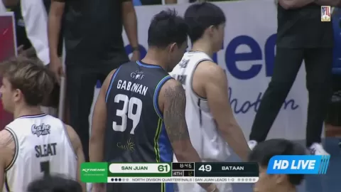Poster siaran Bataan Risers VS San Juan Knights