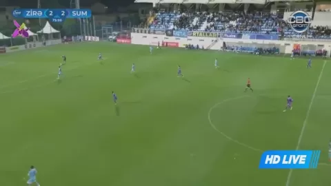 Poster siaran Zira FK VS Sumgayit FK