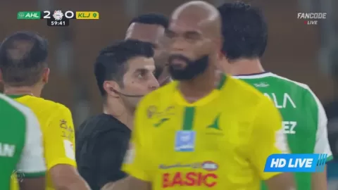 Poster siaran Al-Ahli vs Al-Khaleej