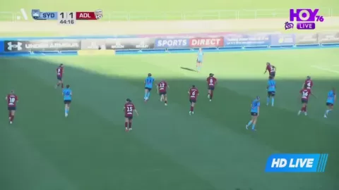 Poster siaran Sydney FC Women VS Adelaide United Women