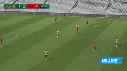Poster siaran Australia U23 VS South Korea U23