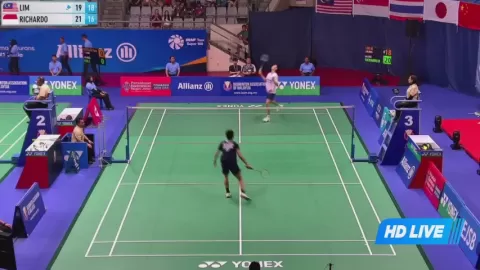 Poster siaran M.Lim VS R.Richardo